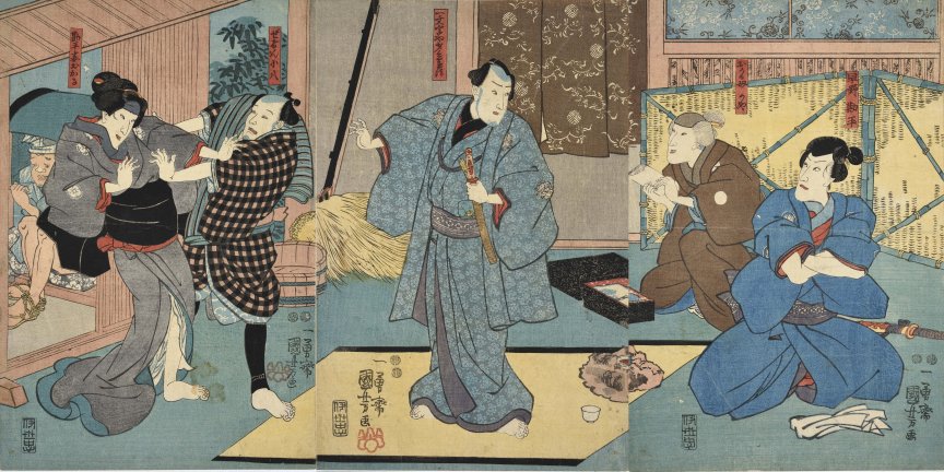 原画　アビニョンの村の窓辺のタロピョン Kuniyoshi Project